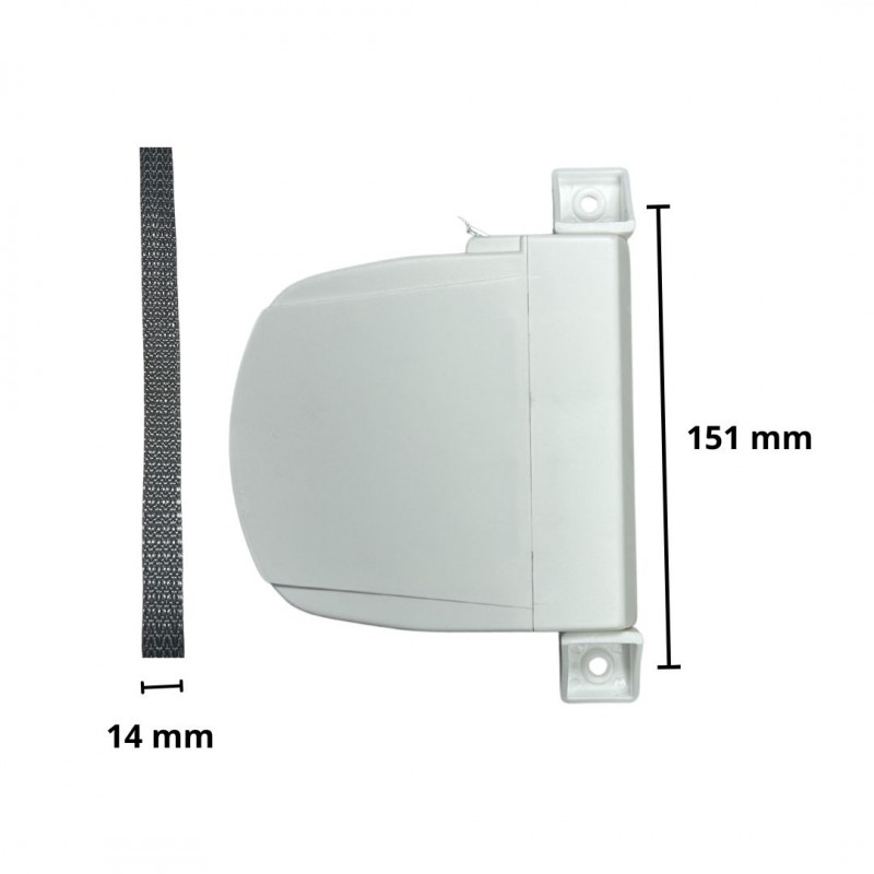 Klappbarer Gurtwickler mit 14-mm-Gurt - 5 Meter