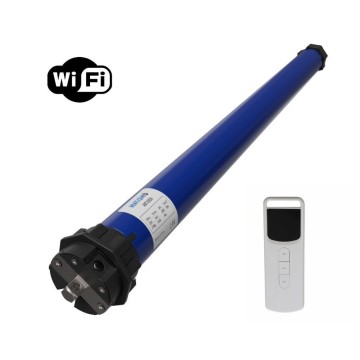 Rollo-Motor mit Handsender und integriertem WiFi - Kompatibel Smart Life oder Tuya