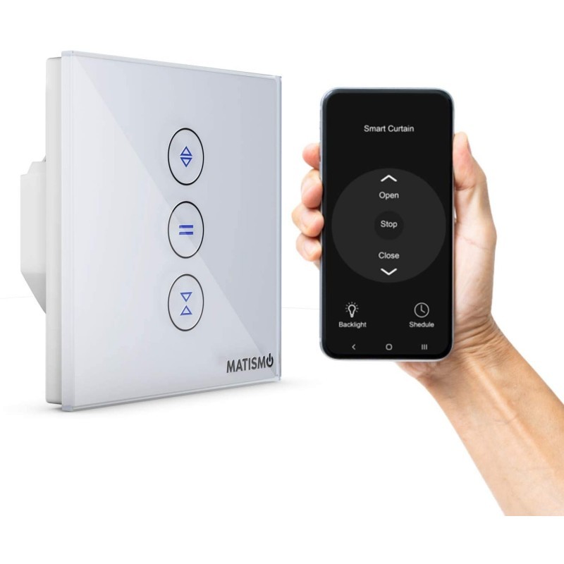 Rohrmotor für Rollläden + WiFi-Schalter - 40-mm-Welle