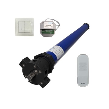 Rollladenmotor mit Handsender und Taster für 60-mm-Welle des Herstellers MATISMO