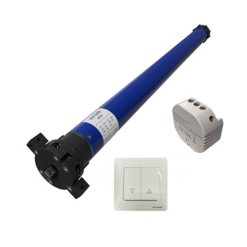 Set Rollladenmotor AMT45 mit WiFi-Modul und Schalter